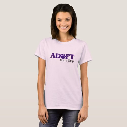 Adopt Dont Shop Tee For Women
