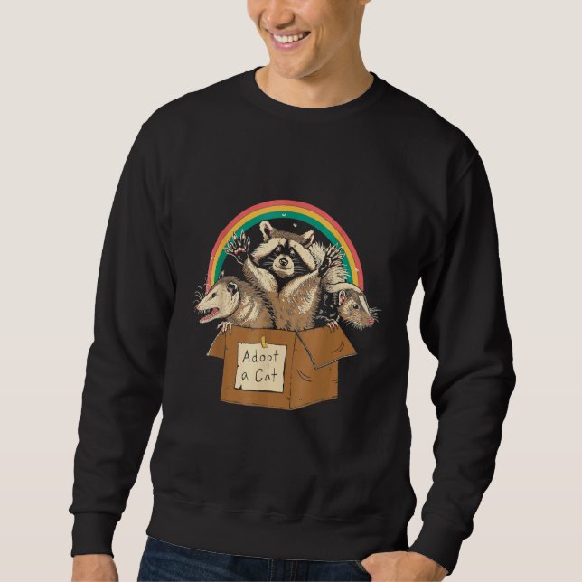 Adopt Forbidden Cats Sweatshirt (Front)