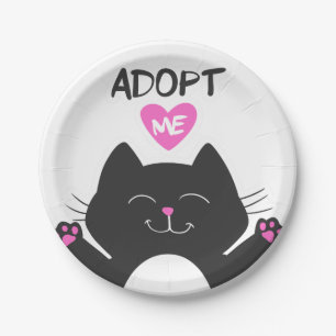 Adopt me - Choose background color Paper Plates