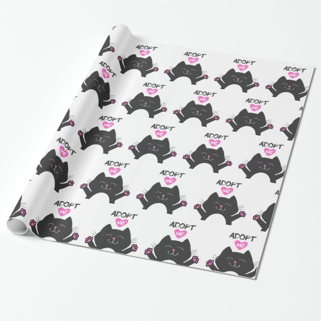 Adopt me - Choose background color Wrapping Paper (Unrolled)