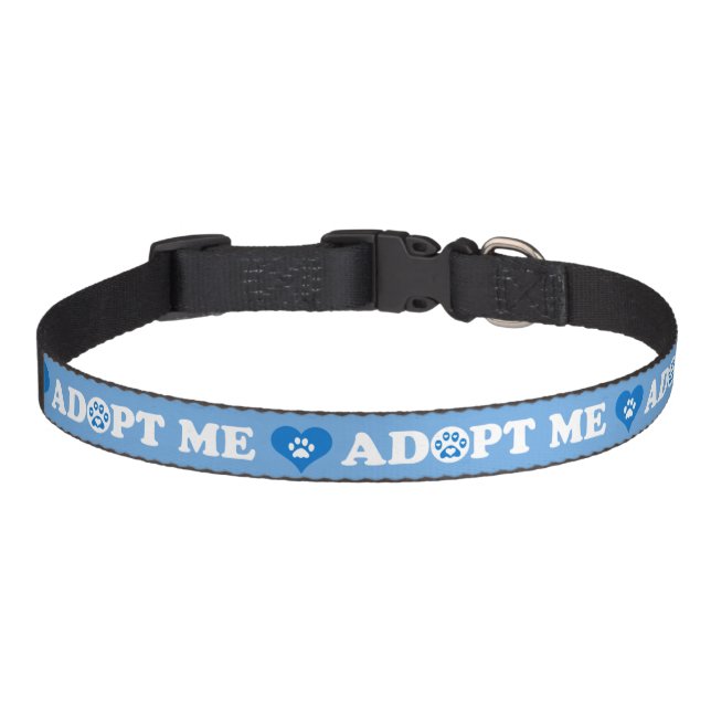 Adopt Me Heart l Pet Rescue - Blue Collar (Front)