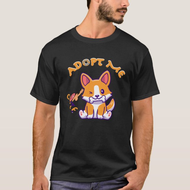 adopt me pets   Cute dog for woman girls Youth  ma T-Shirt (Front)