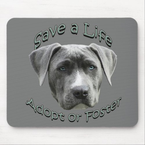 Adopt or Foster a Shelter Dog Big Dogs Need Love Mouse Pad