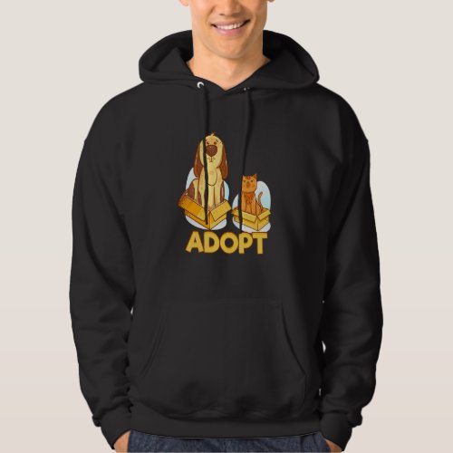 Adopt Pet Sitter Hoodie