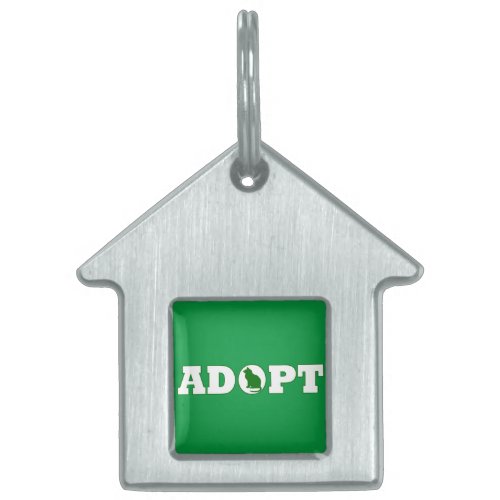 Adopt pets pet ID tag