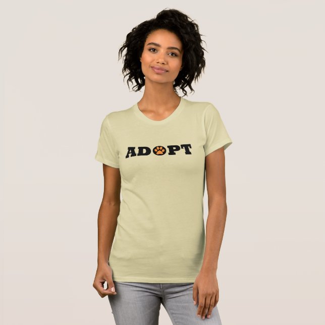 Adopt pets T-Shirt (Front Full)