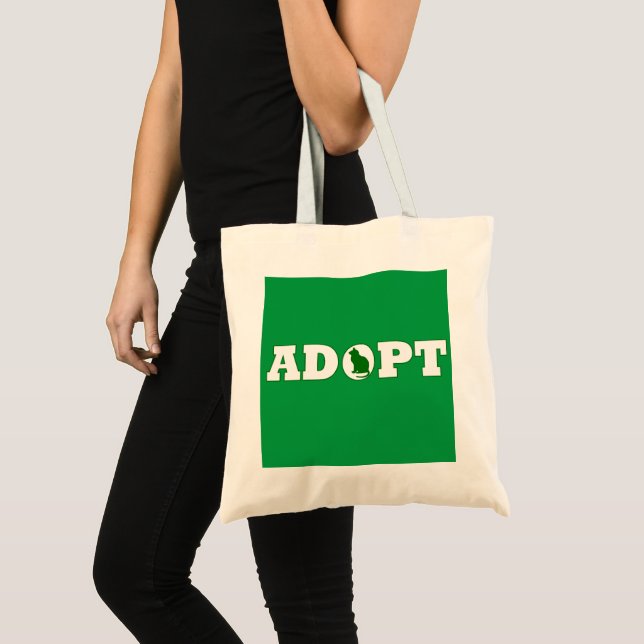 Adopt pets tote bag (Front (Product))