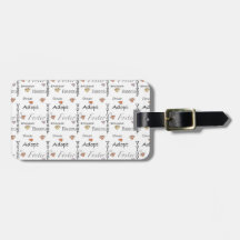 Adopt Rescue Foster Luggage Tag