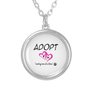 Adopt "Saving One At A Time" Necklace (blue)