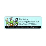 Adopt Shelter Dogs Off-Leash Art™ Black Tagline Label