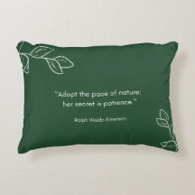 Adopt the Pace of Nature | Emerson