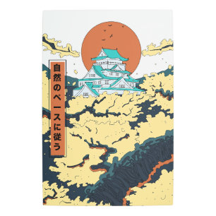 Adopt the pace of nature metal print