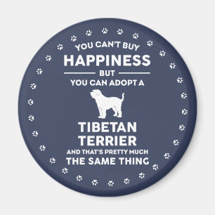 Adopt Tibetan Terrier Happiness Magnet