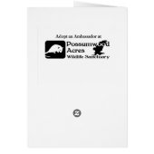 Adopt Xena the Red-Tailed Hawk- In Your Honor Cards (Back)