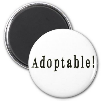 Adoptable Magnet by ButThePitBull at Zazzle