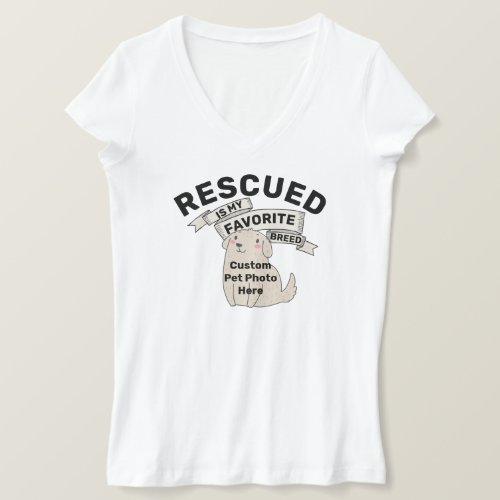 Adopted and Rescued Pet Dog Cat _ Personalized  T T_Shirt