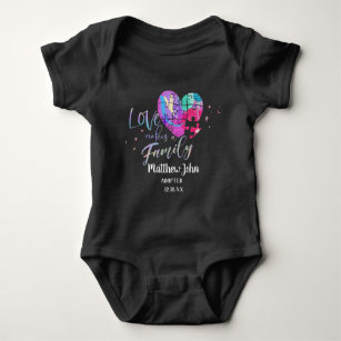 Adopted Announcement T-Shirt Baby Bodysuit