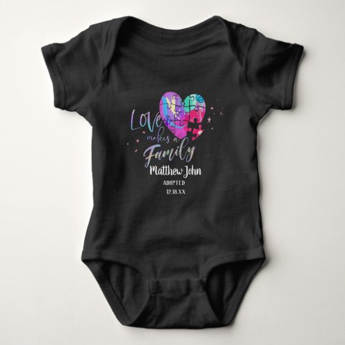 Adopted Announcement T_Shirt Baby Bodysuit