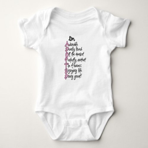 Adopted Baby Jersey Bodysuit