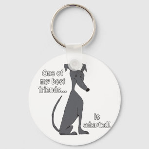 Adopted~Black Keychain