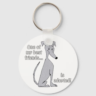 Adopted~Blue Keychain