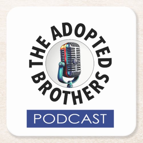 Adopted Brothers Podcast coaster