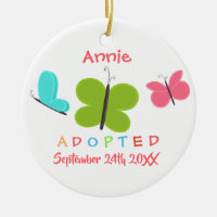 Adopted Butterfly Adoption - Custom Name