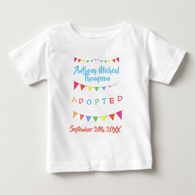 Adopted from Foster Care - Custom Name Shirt (Front)