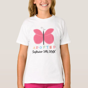 Adoption T Shirts Adoption T Shirt Designs Zazzle - cute butterfly roblox shirt template