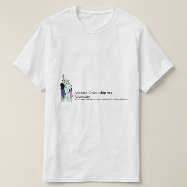 Adoptee Citizenship Acts T-Shirt (Design Front)