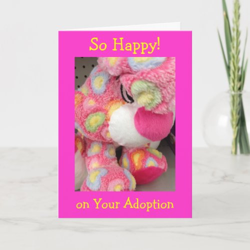 adoption adopting adopted photography card