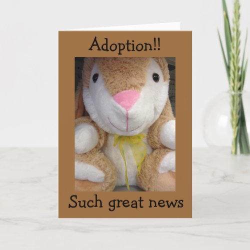 adoption adopting adopted photography card