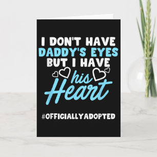 Adoption Announcement Day Family Dad Heart