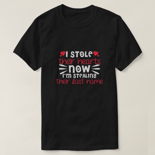 Adoption Announcement Day Family Gifts Last Name  T-Shirt (Design Front)
