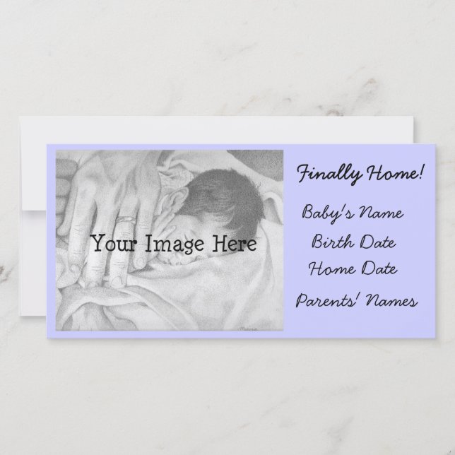 Adoption Announcement Finally Home (Front)