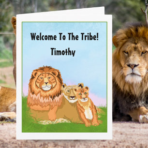 Adoption Announcement Welcome to the Tribe Lions