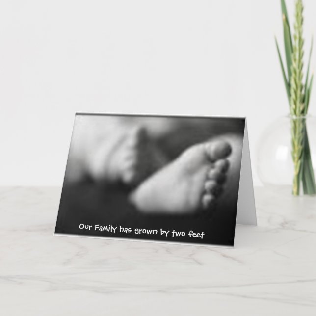 Adoption birth announcement (Front)