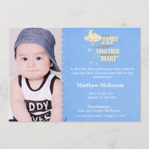 Adoption Boy Announcement