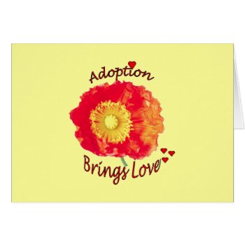 Adoption Card by AdoptionGiftStore at Zazzle