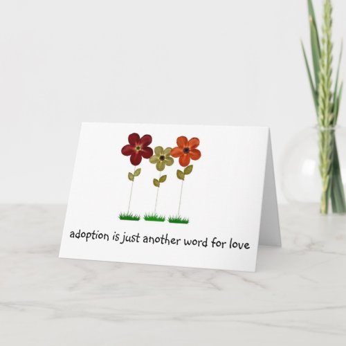 adoption card