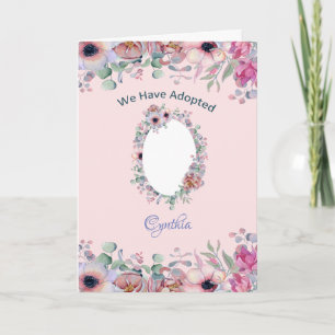 Adoption Card Add Your Photo New Daughter