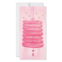 Adoption Card Pink - A Forever Family Lampion