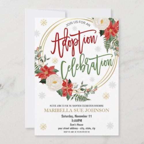 Adoption Celebration Invitation