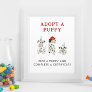 Adoption Center | Boy Firefighter Party Sign