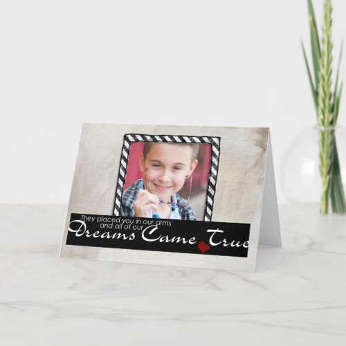 adoption child greeting card