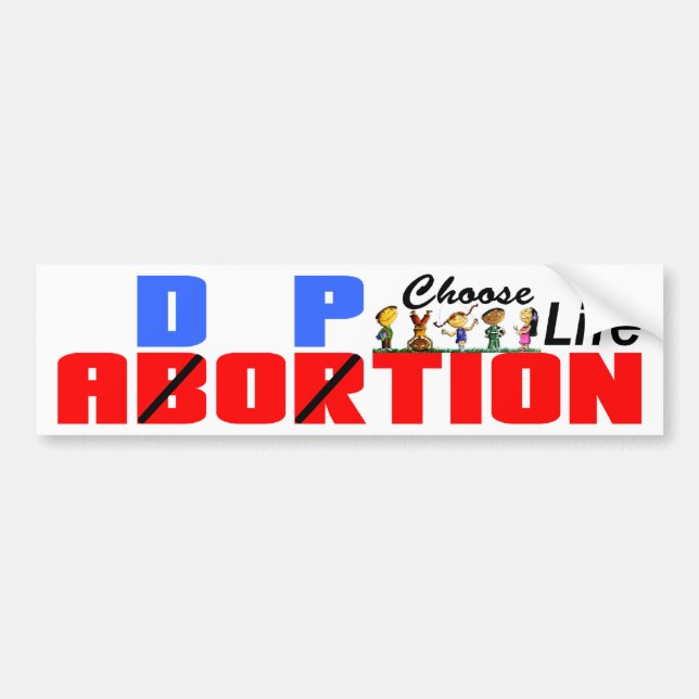 Adoption: Choose Life! Bumper Sticker (Front)