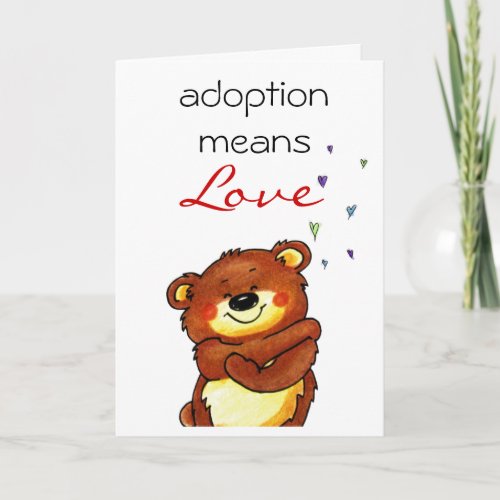 adoption congratulations card