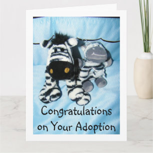 "ADOPTION" CONGRATULATIONS CARD
