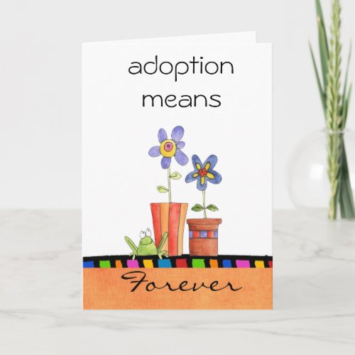 adoption congratulations card