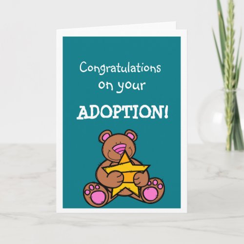 Adoption congratulations card